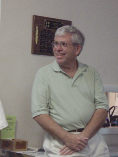 Charles Gill, recipient of the Nadine Wood Volunteer of the Year Award